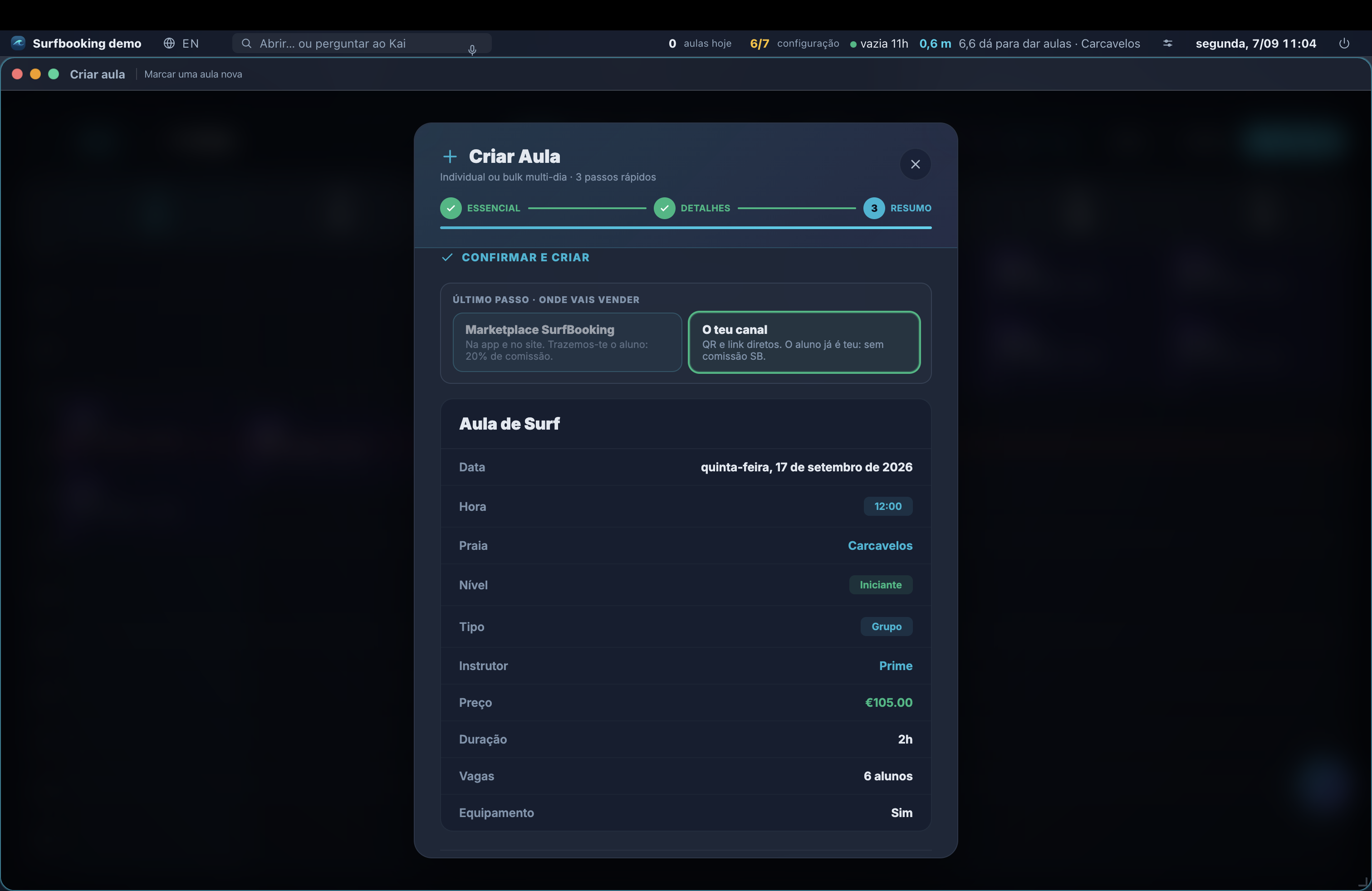 SurfBooking OS screenshot 7