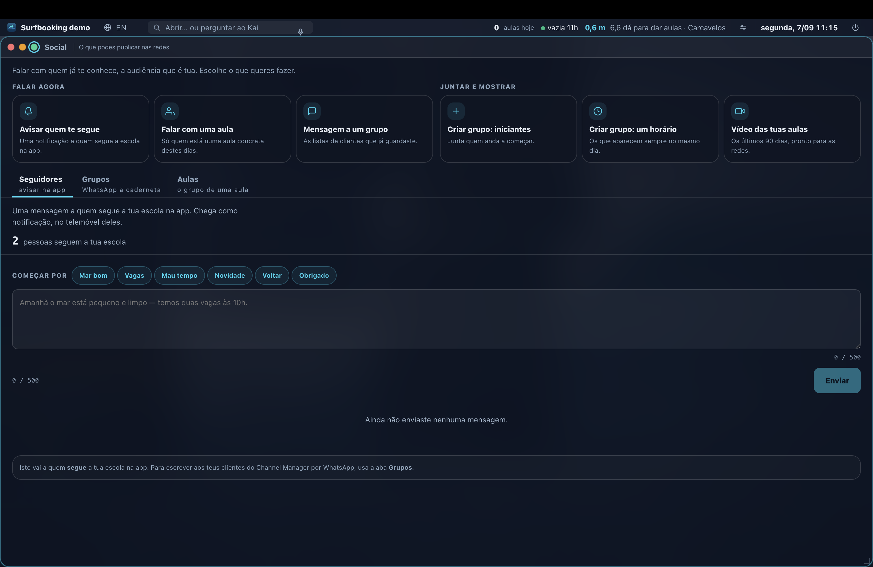 SurfBooking OS screenshot 3