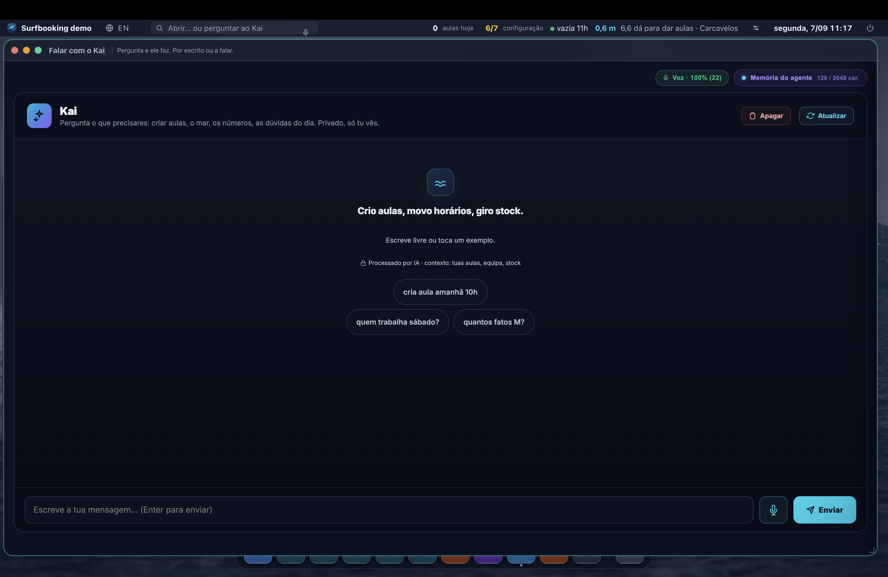 SurfBooking OS screenshot 2